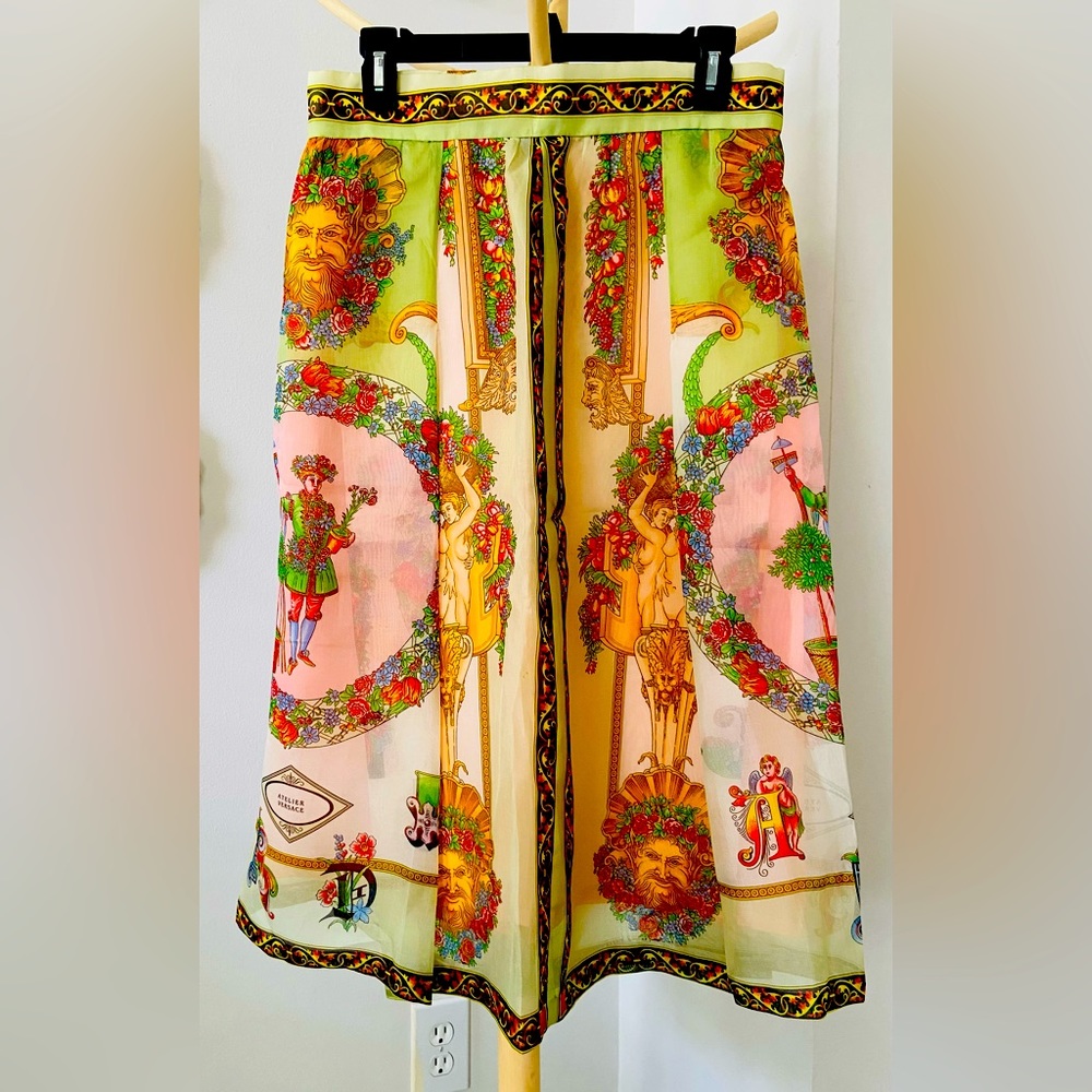 Versace Baroque Atelier skirt - one of a kind, no label, hand stitched - Picture 3 of 11
